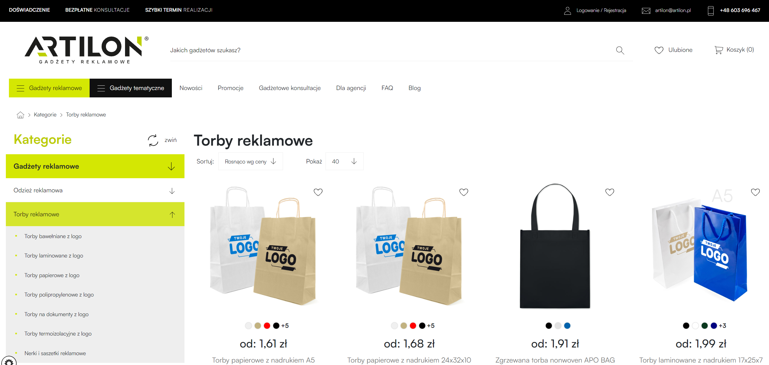 Ile kosztuje torba reklamowa, która działa?