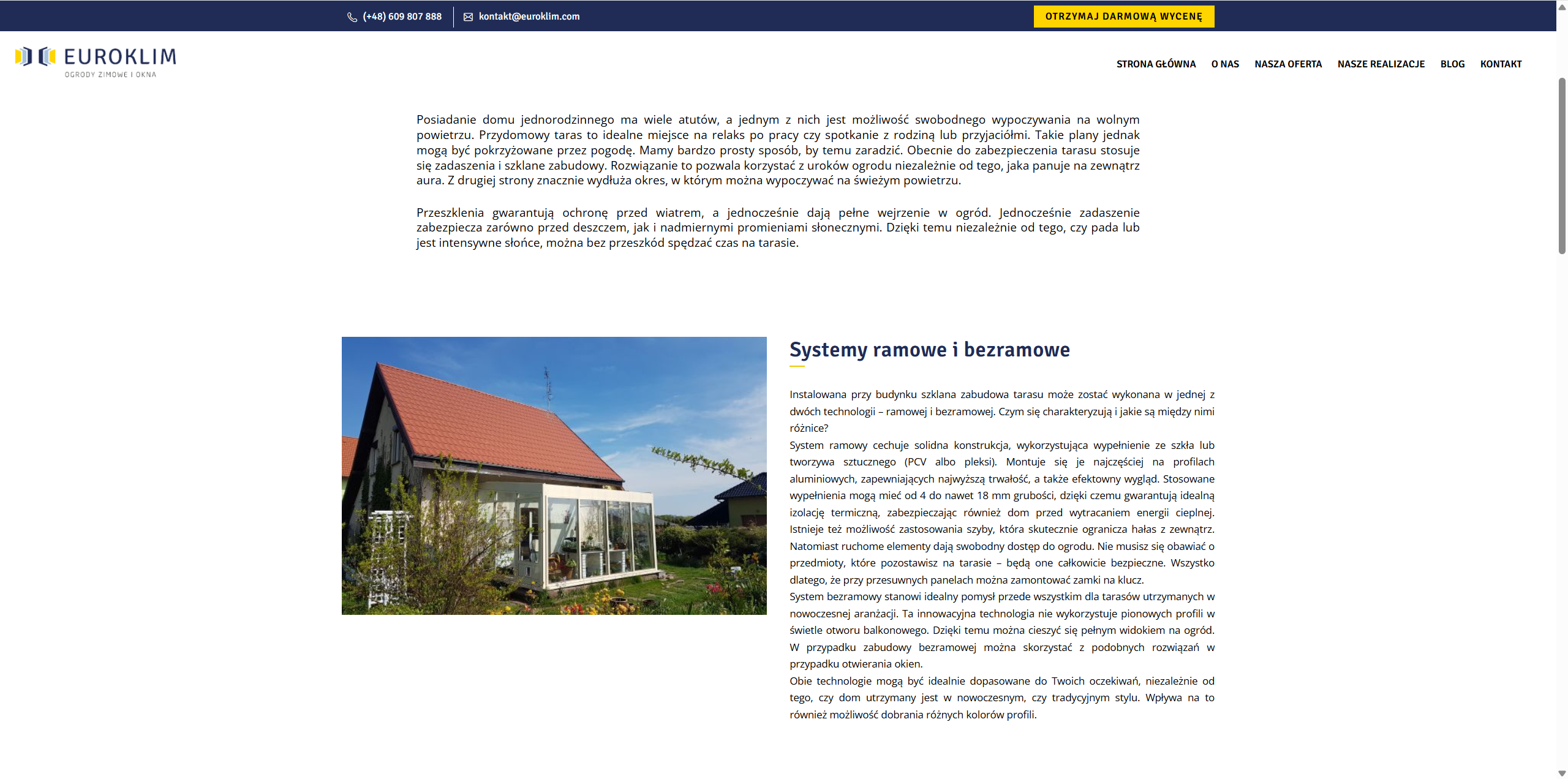 Dlaczego warto wybrać szklaną zabudowę tarasu zamiast tradycyjnego zadaszenia?