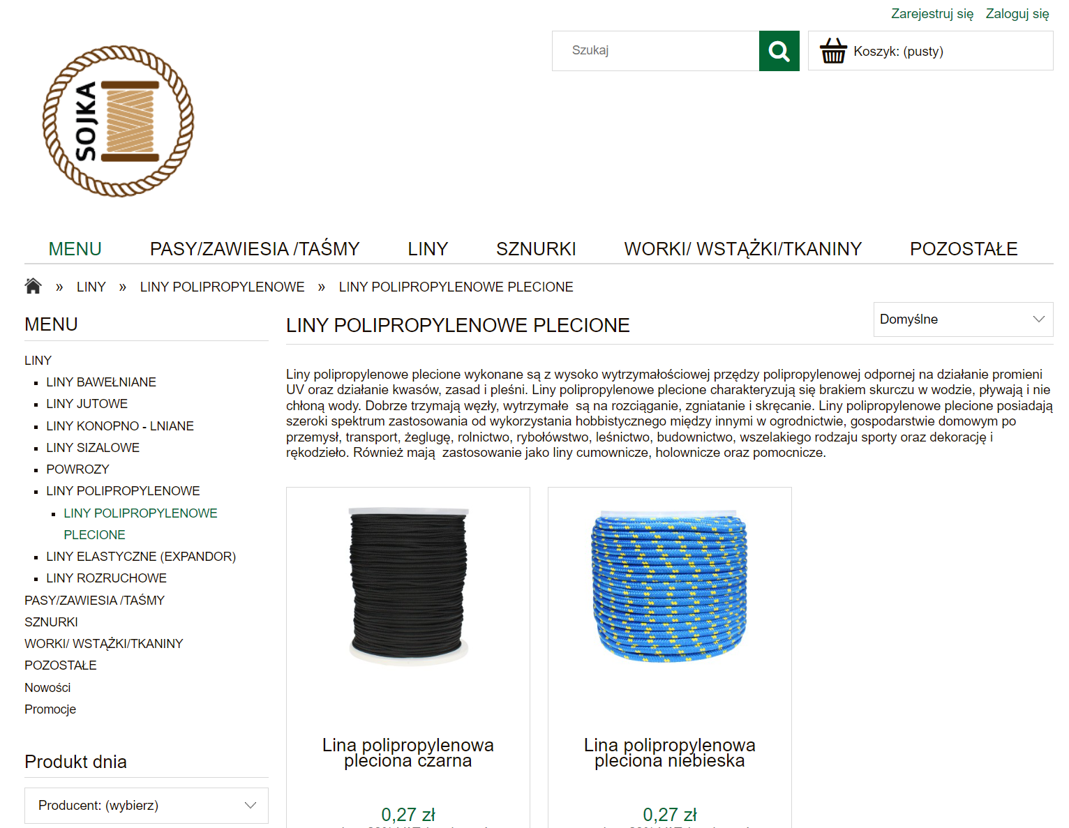 Czy liny polipropylenowe są odporne na chemię i wilgoć?