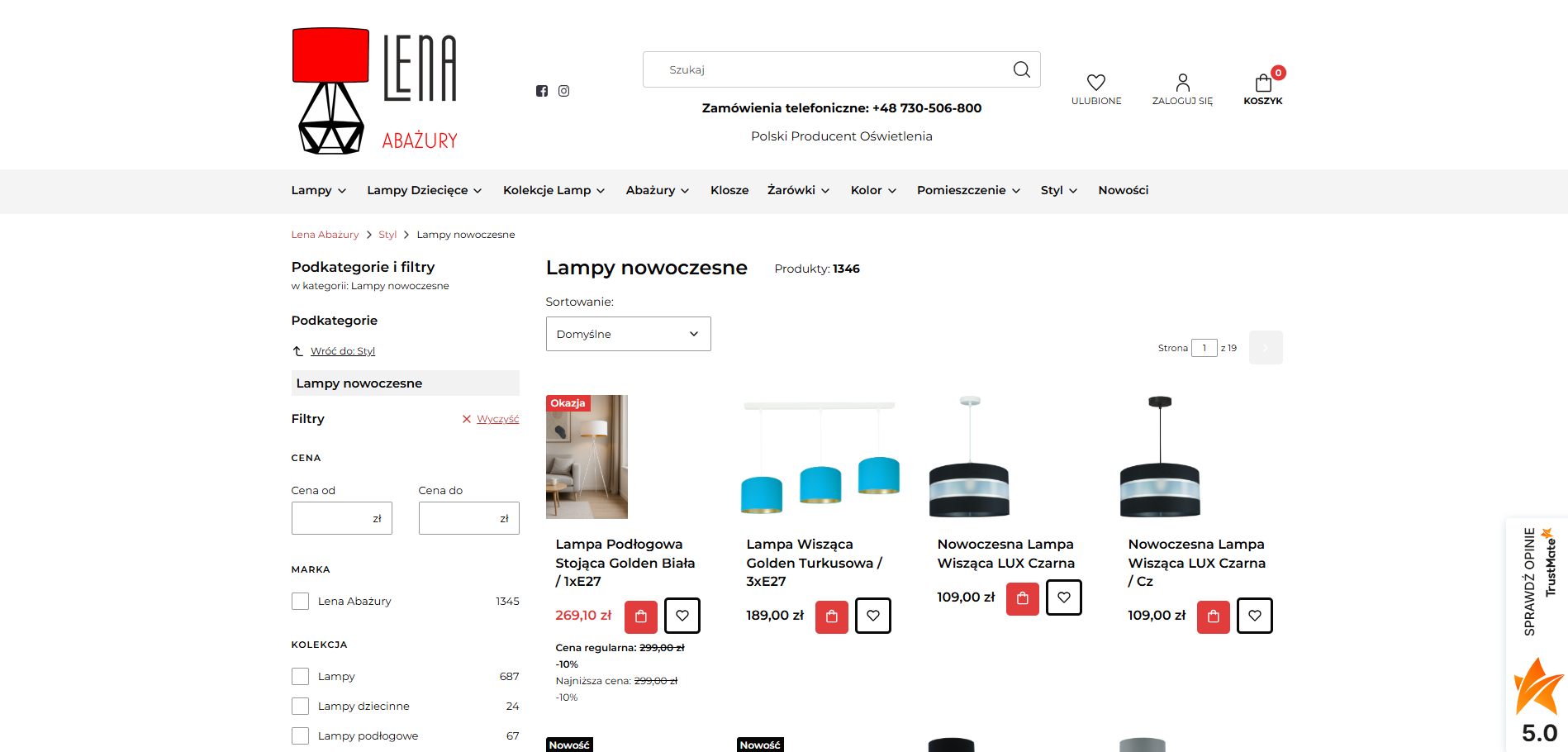 Nowoczesne lampy w roli dekoracji - światło, które buduje klimat domu