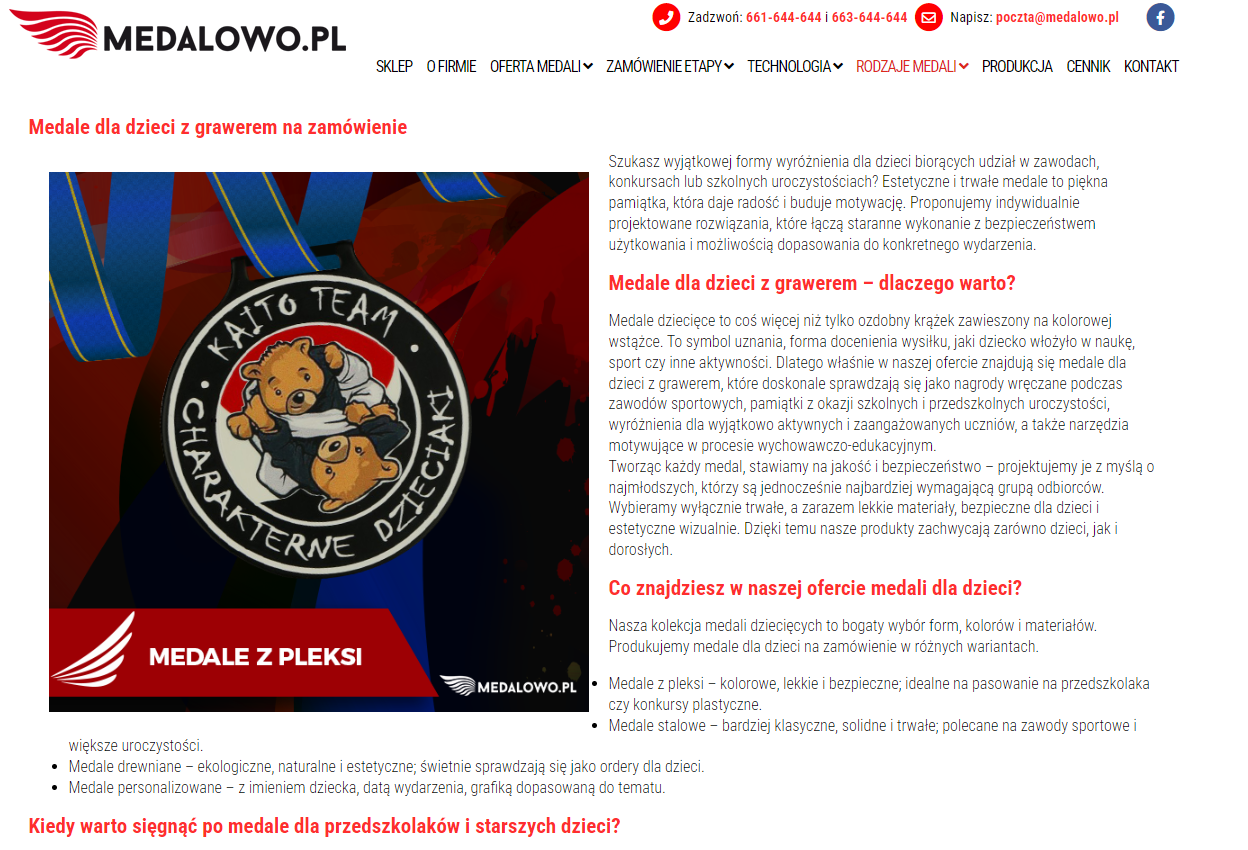 Medale dla dzieci - jak wybrać najlepsze na zawody szkolne i przedszkolne