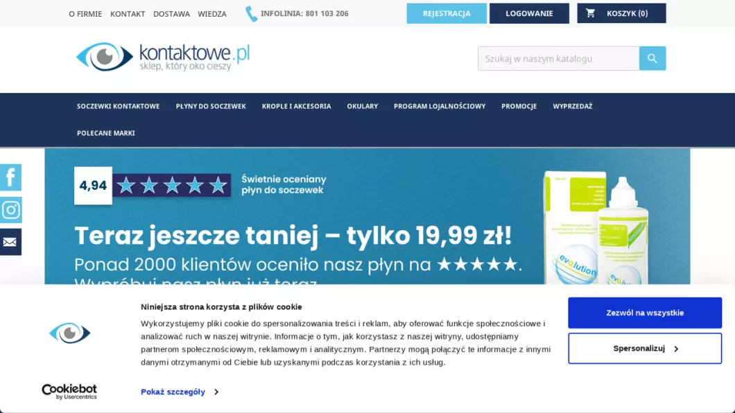 Zrzut ekranu strony